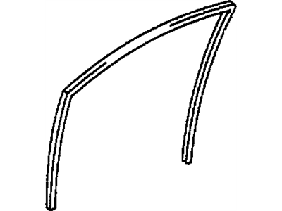 GM 88974658 Weatherstrip,Front Side Door Window