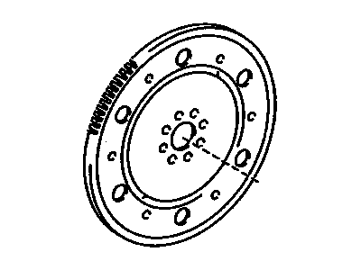 2003 Pontiac Vibe Flywheel - 88975895