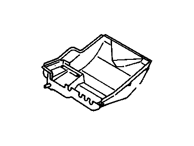 GM 52455358 Cover,Heater Core