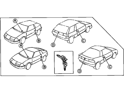 GM 94382600 Cylinder Kit,Lock(W/Keys)