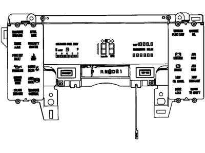 Cadillac Fleetwood Instrument Cluster - 16218496