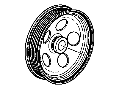 GM 12605176 Pulley Assembly, P/S Pump