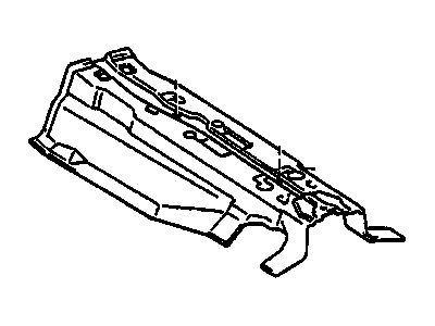 GM 88970307 Barrier,Front Floor Panel Front Floor Console Sound