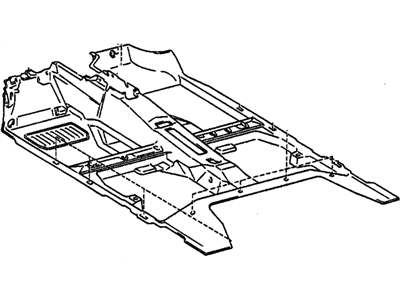 GM 88974342 Carpet,Floor Panel *Gray