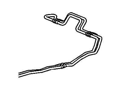 2010 Chevrolet Malibu Power Steering Hose - 25866941