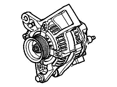 2007 Buick Lucerne Alternator - 84009378