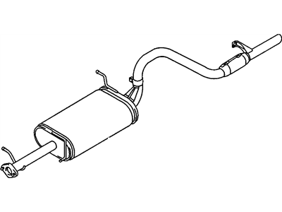 Chevrolet Tracker Muffler - 91176510