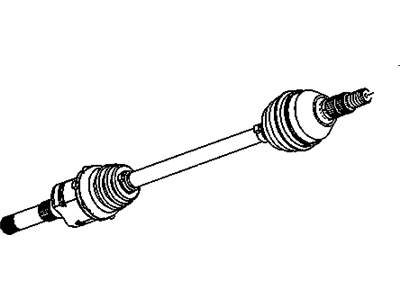 2010 Buick Allure Axle Shaft - 22823297