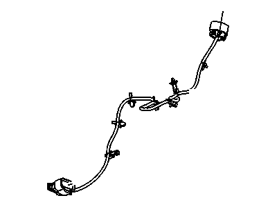 GM 20814195 Harness Assembly, Four Wheel Drive Rear Axle Switch Wiring