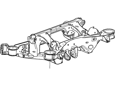 2013 Cadillac CTS Control Arm Bracket - 19257549