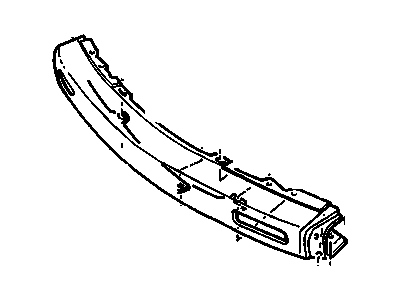 GM 15647597 Bar,Front Bumper Imp