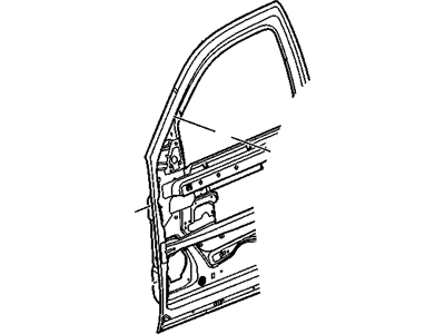 GM 22892590 Door Assembly, Front Side (Rh)