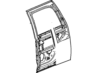 GM 20773453 Door Assembly, Rear Side