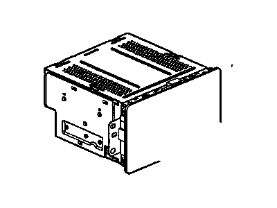 GM 10348263 Radio Assembly, Amplitude Modulation/Frequency Modulation Stereo & Clock & Audio Disc