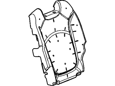 2009 GMC Acadia Seat Cushion Pad - 15899651