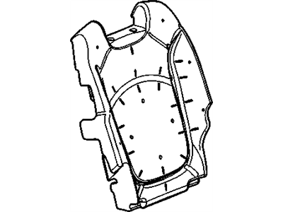 GM 15899651 Pad Assembly, Rear Seat Back Cushion