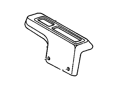 GM 15707551 Bezel, Transfer Case Control Lever *Neutral Medium