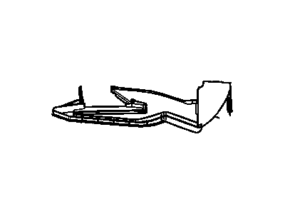 GM 15887361 Shield, Heater & A/C Evaporator & Blower Module Heat