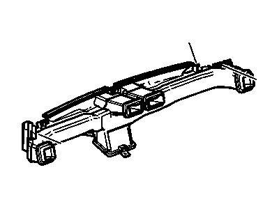 GM 15292577 Duct Assembly, Air Distributor Center