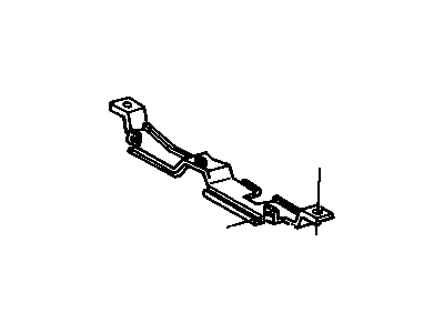 GM 10119835 Bracket, Radiator Grille Center