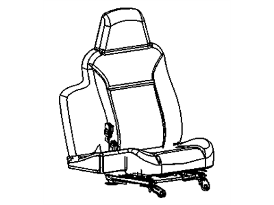 GM 15859512 Seat Assembly, Driver *Medium Pewter
