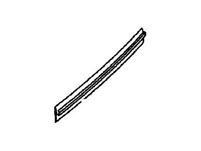 10230192 GM Molding Assembly, End Gate Transfer Lower Finish *Black Illustration 1 of 1