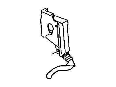 GM 15079972 Duct Assembly, Body Side Rear Drain. *Marked Print