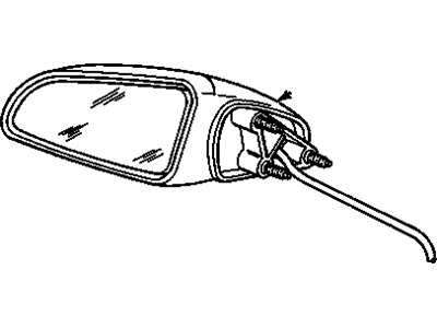 GM 20469520 Mirror,Outside Rear View