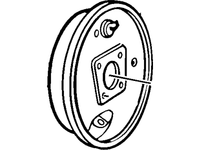 1998 Chevrolet S10 Brake Backing Plate - 18024612
