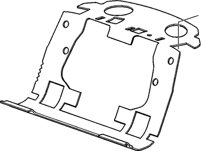 GM 15923164 Insulator, Rear Seat Back Body Panel