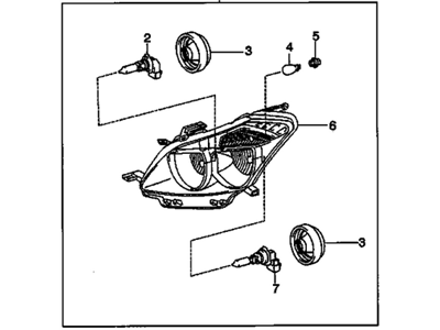 Pontiac Vibe Fog Light Connector - 19204569