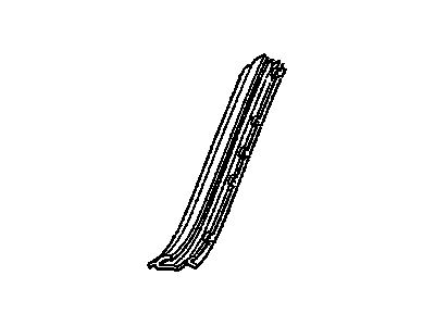 GM 10248499 Molding Assembly, Windshield Side Reveal *Black