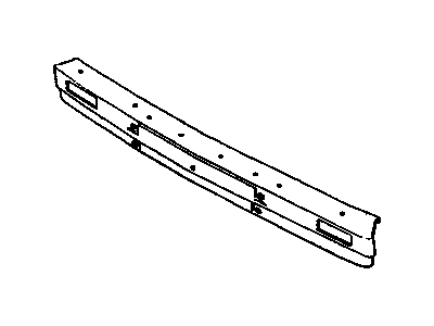 GM 10032376 Bar, Front Bumper Impact