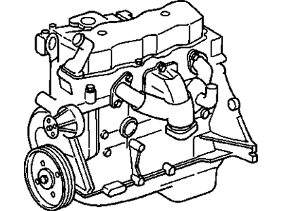 GM 12465411 Engine Asm,Gasoline 2.2L (Goodwrench Remanufacture)