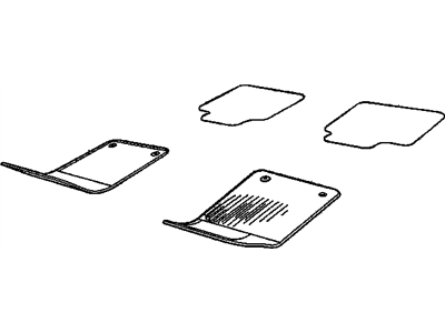 GM 92225156 Mat Set,Floor Panel