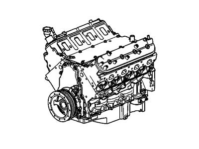 GM 12709696 Engine Assembly, Gasoline (Serv)