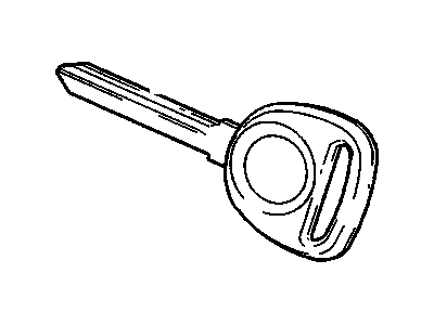 GM 15926908 Key, Ignition Lock (Uncoded)