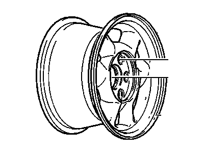 2000 GMC Sierra Spare Wheel - 12368954