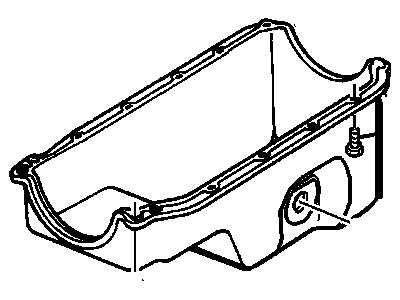 2000 Chevrolet Cavalier Oil Pan - 88890999