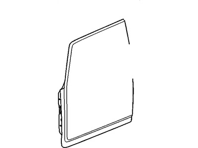 GM 15138382 Door Assembly, Front Side