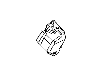 24465656 GM Insulator,Body Lock Pillar Sound Illustration 1 of 1