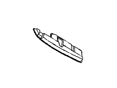 GM 13114641 Insulator,Front Fender Rear 13114641 GM Insulator,Front Fender Rear Illustration 1 of 1