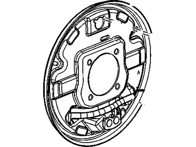 GM 15911567 Plate Assembly, Rear Brake Backing
