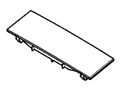 GM 13111873 Plate,Theft Deterrent Sensor Opening Trim