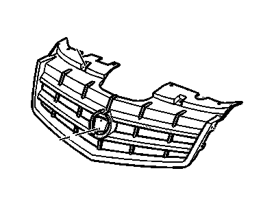 GM 15830874 Grille,Radiator Upper