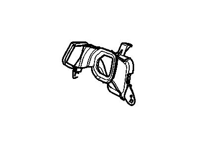 GM 15156022 Duct Assembly, Instrument Panel Outer Air Outlet *Marked Print