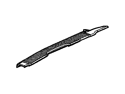 GM 25972862 Plate Assembly, Rear Side Door Sill Trim *Gray