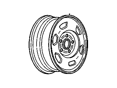 Pontiac 6000 Spare Wheel - 9591537