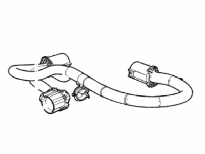 GM 84670050 Harness Assembly, Trlr Frt Wrg (W/ Rcpt)