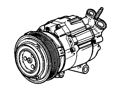 GM 23395154 Air Conditioner Compressor Kit